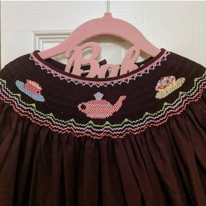 Teapot smocked dress